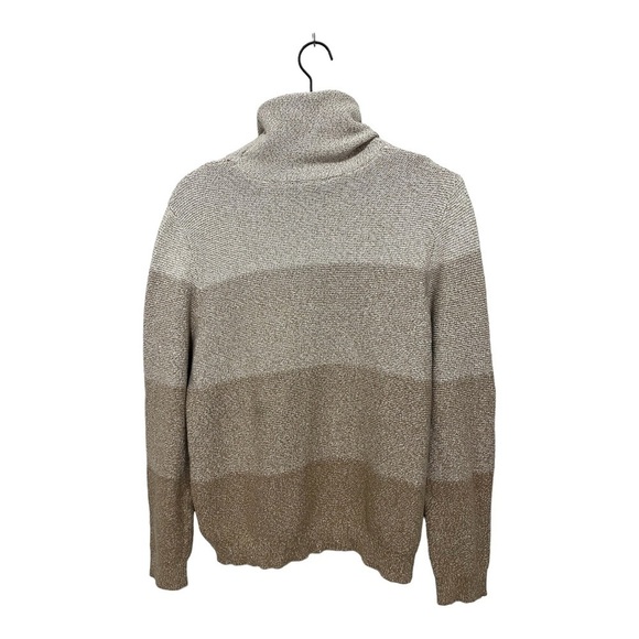 Express Stripe Natural Colors Knit Sweater Size L - Picture 3 of 9